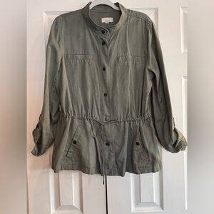 LOFT Utility Jacket in Sage Green